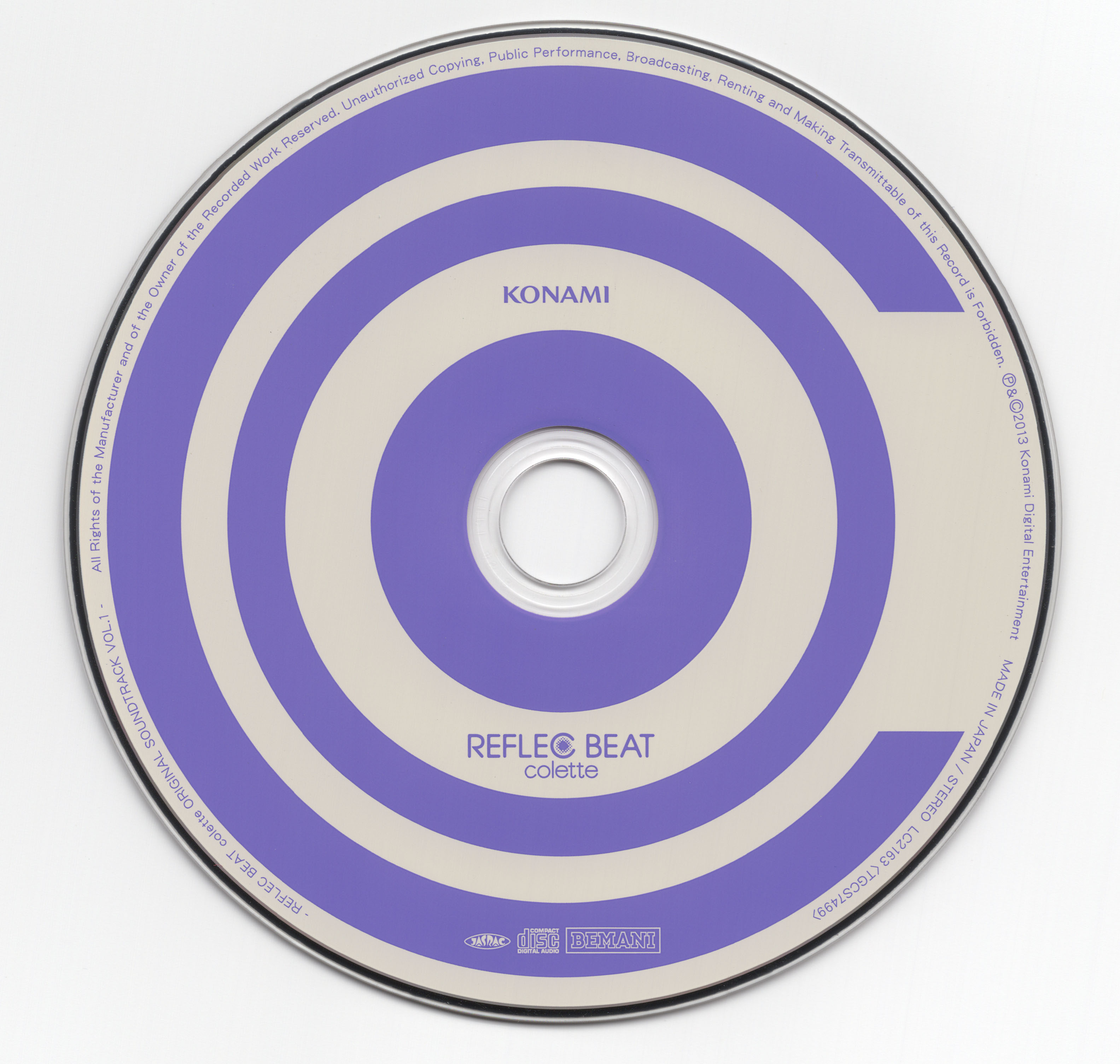 REFLEC BEAT colette ORIGINAL SOUNDTRACK VOL.1 (2013) MP3 - Download REFLEC  BEAT colette ORIGINAL SOUNDTRACK VOL.1 (2013) Soundtracks for FREE!